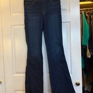 SPANX Indigo Wide Leg Jeans